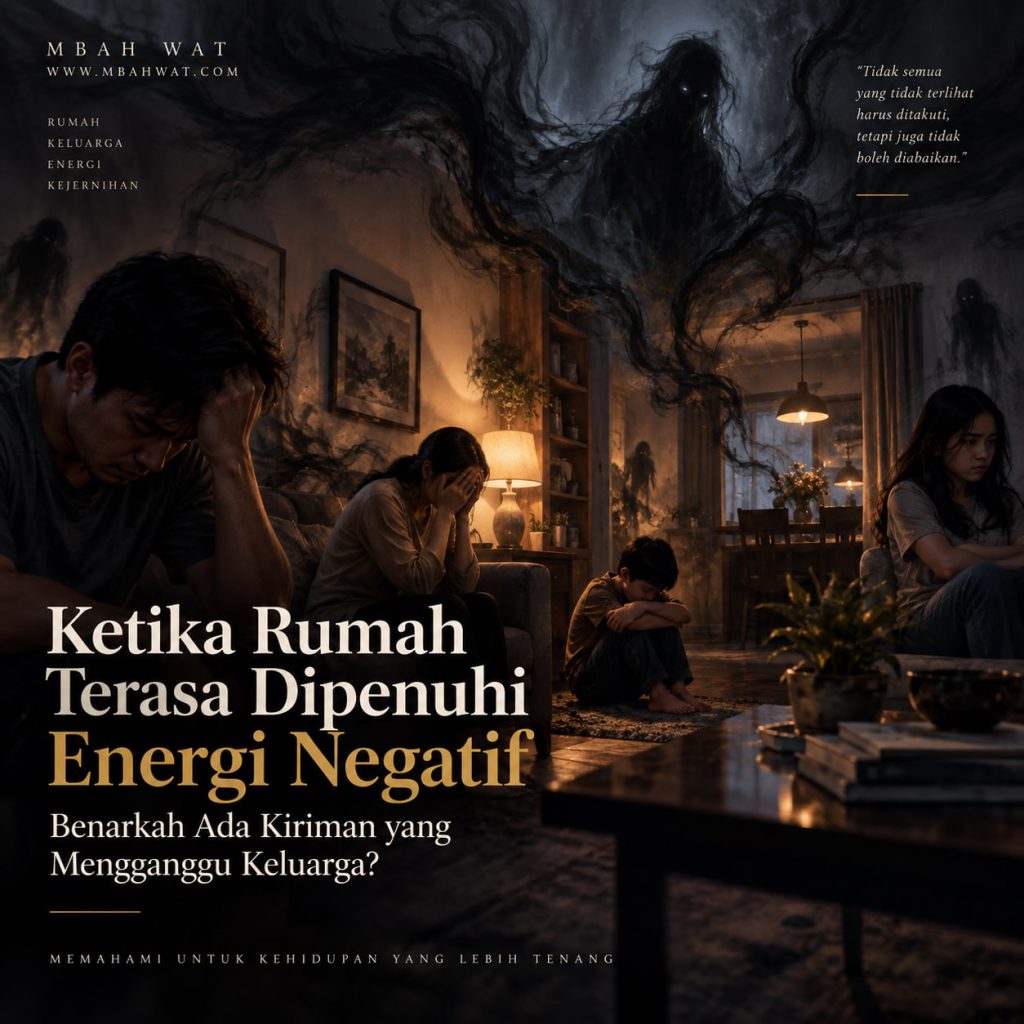 Rumah yang terasa dipenuhi energi negatif dan mengganggu keharmonisan keluarga