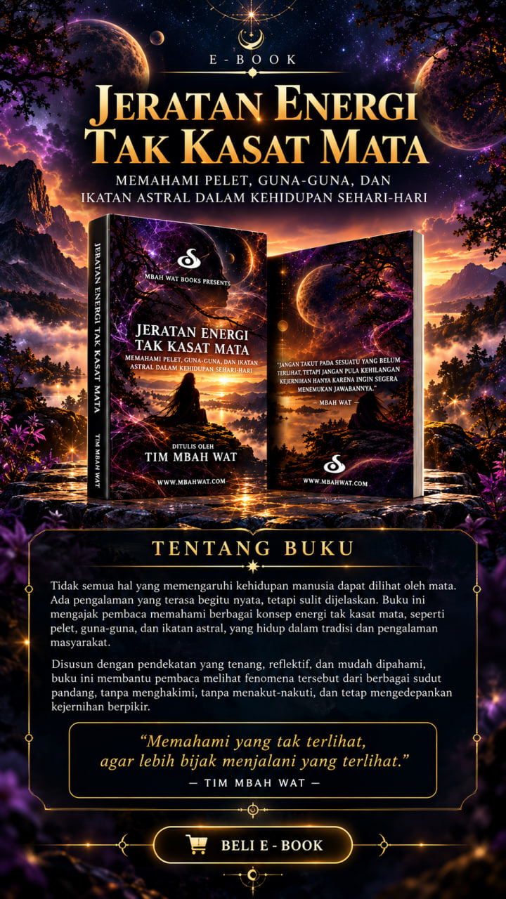 Cover e-book Jeratan Energi Tak Kasat Mata karya Tim Mbah Wat